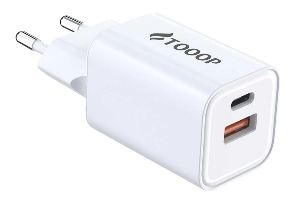 Chargeur secteur 65W Double port A-C