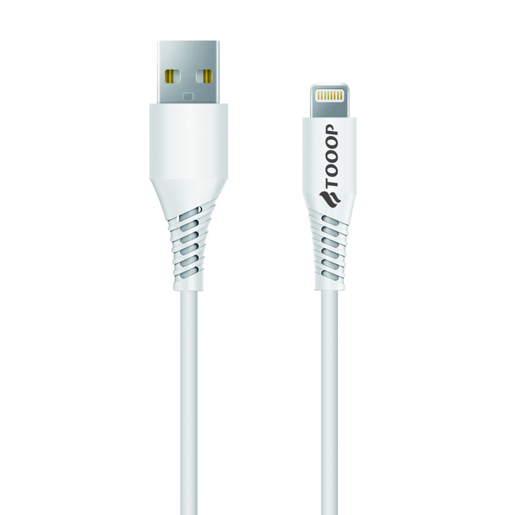 Câble A vers Lightning PVC  blanc 1 mètre