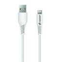 Câble A vers Lightning PVC  blanc 1 mètre
