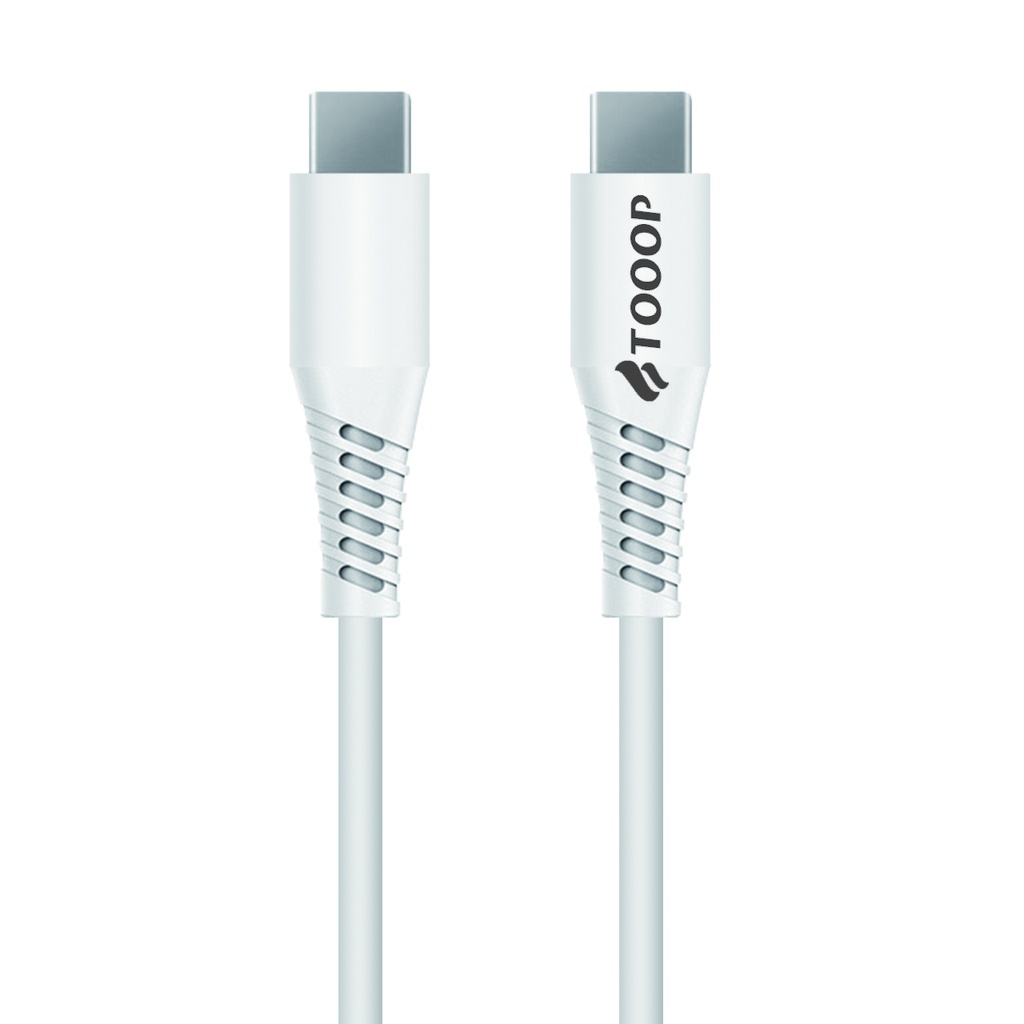 Câble C vers C PVC blanc 2 mètre