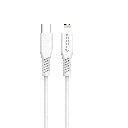 Câble C vers Lightning PVC blanc 1 mètre