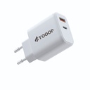 Chargeur rapide 20W A+C blanc