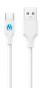 Câble A vers C PVC blanc 1 mètre (Olympique de Marseille)