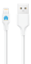 Câble A vers Lightning PVC  blanc 1 mètre  (Olympique de Marseille)