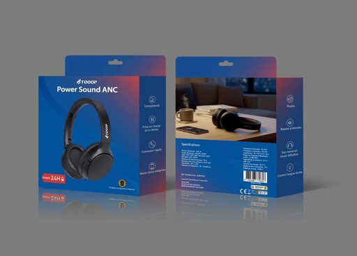 [TCAS01] Casque ANC TOOOP