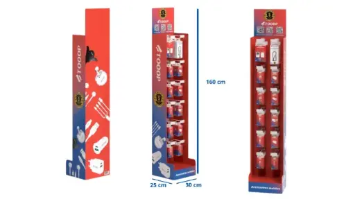 Présentoir 12 broches 120 pièces