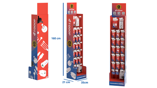 [20B2026] Présentoir 20 broches 225 pièces