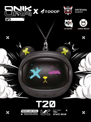 [T20 NOIR] SPACE BEAR ONIKUMA & TOOOP T20 NOIR 